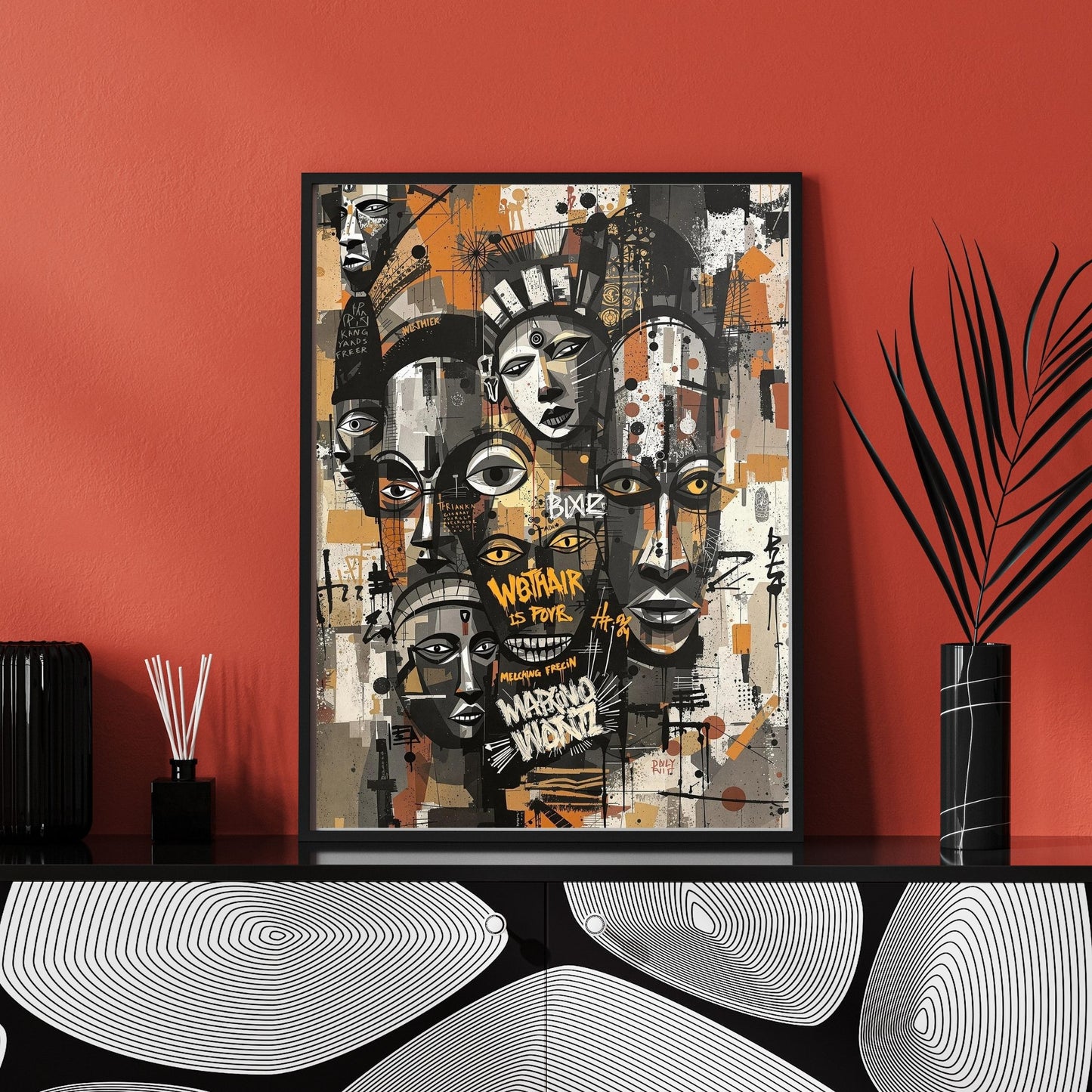 African masks and figures