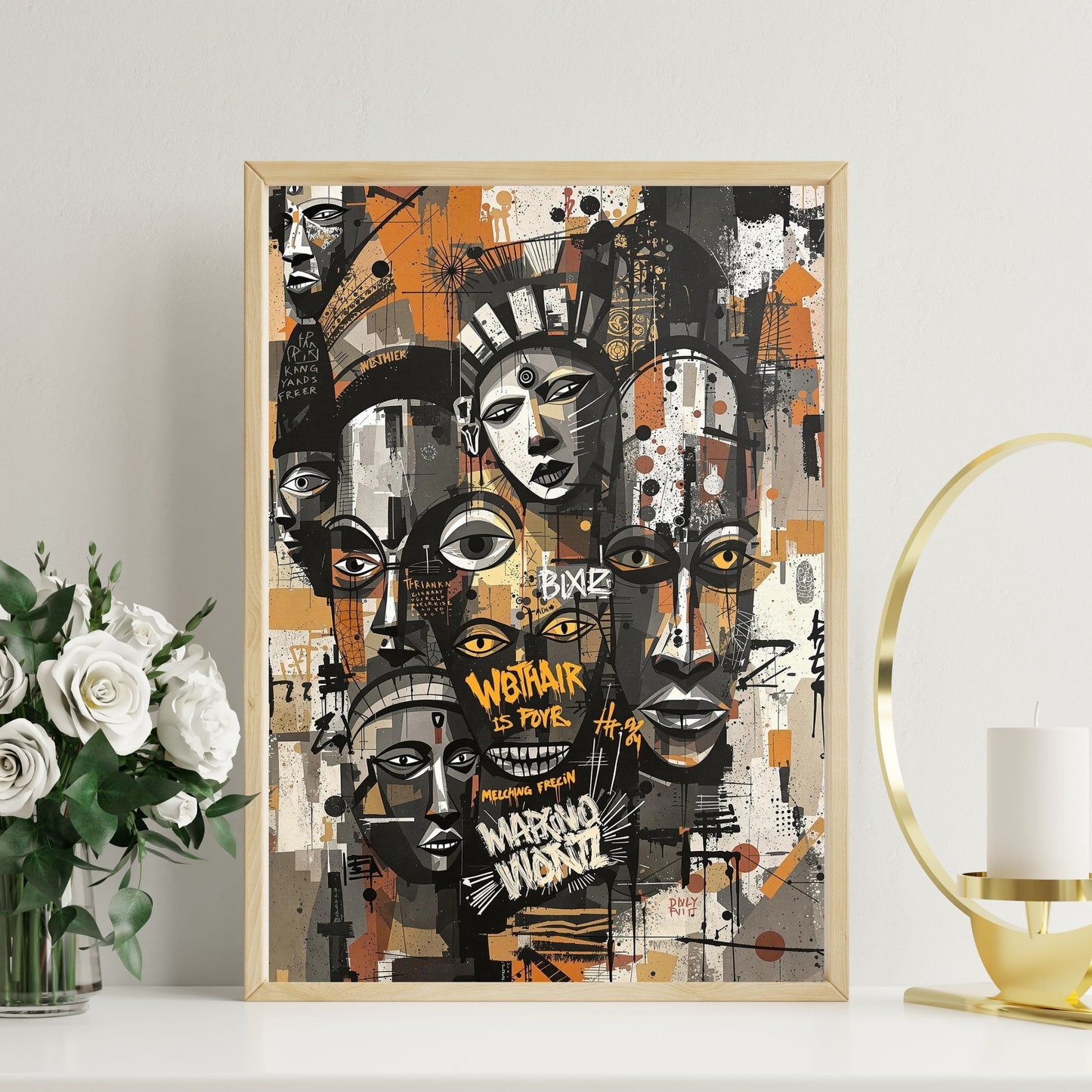 African masks and figures