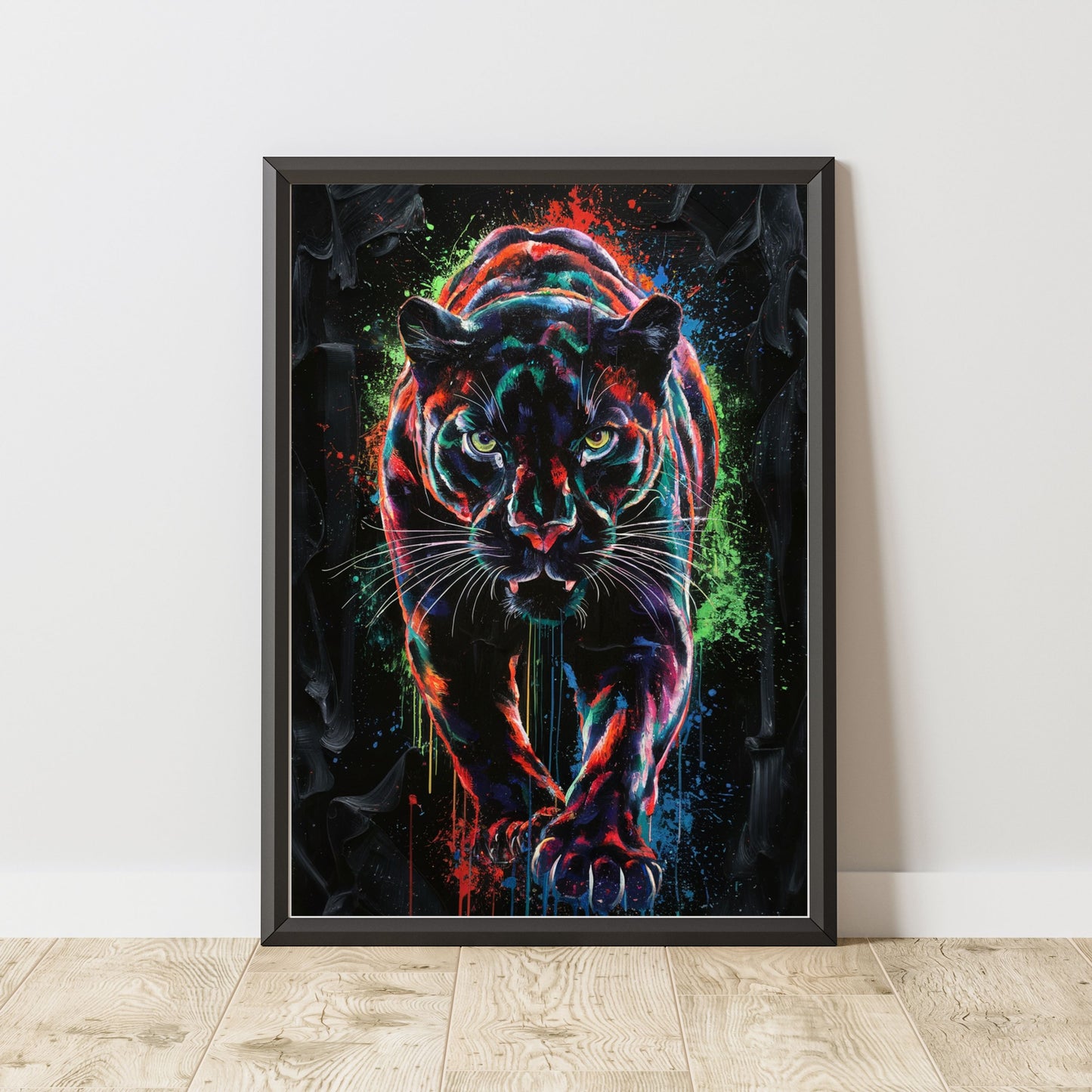 Neon Graffiti Tiger