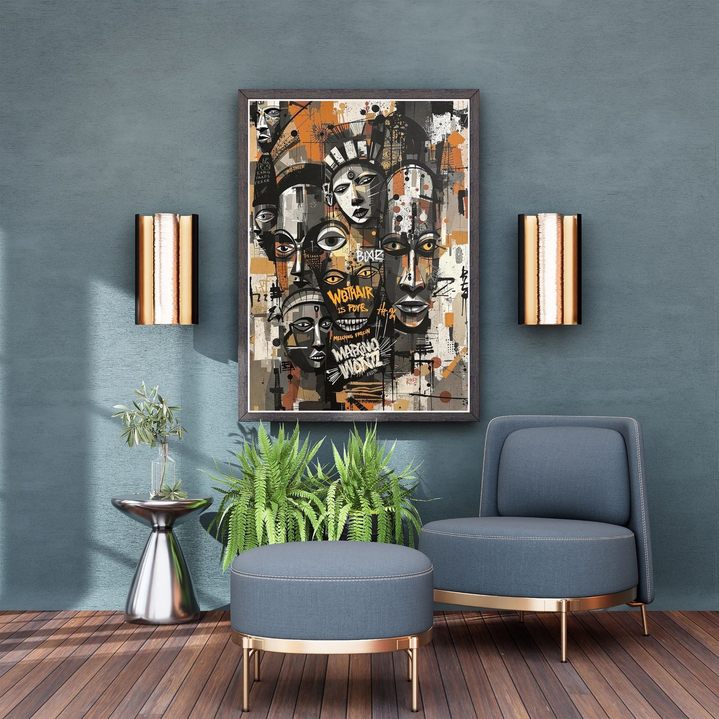 African masks and figures