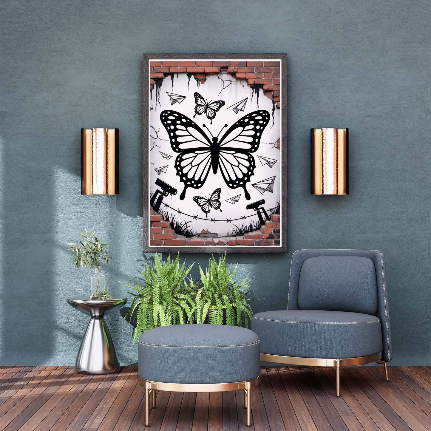 Flying Butterflies