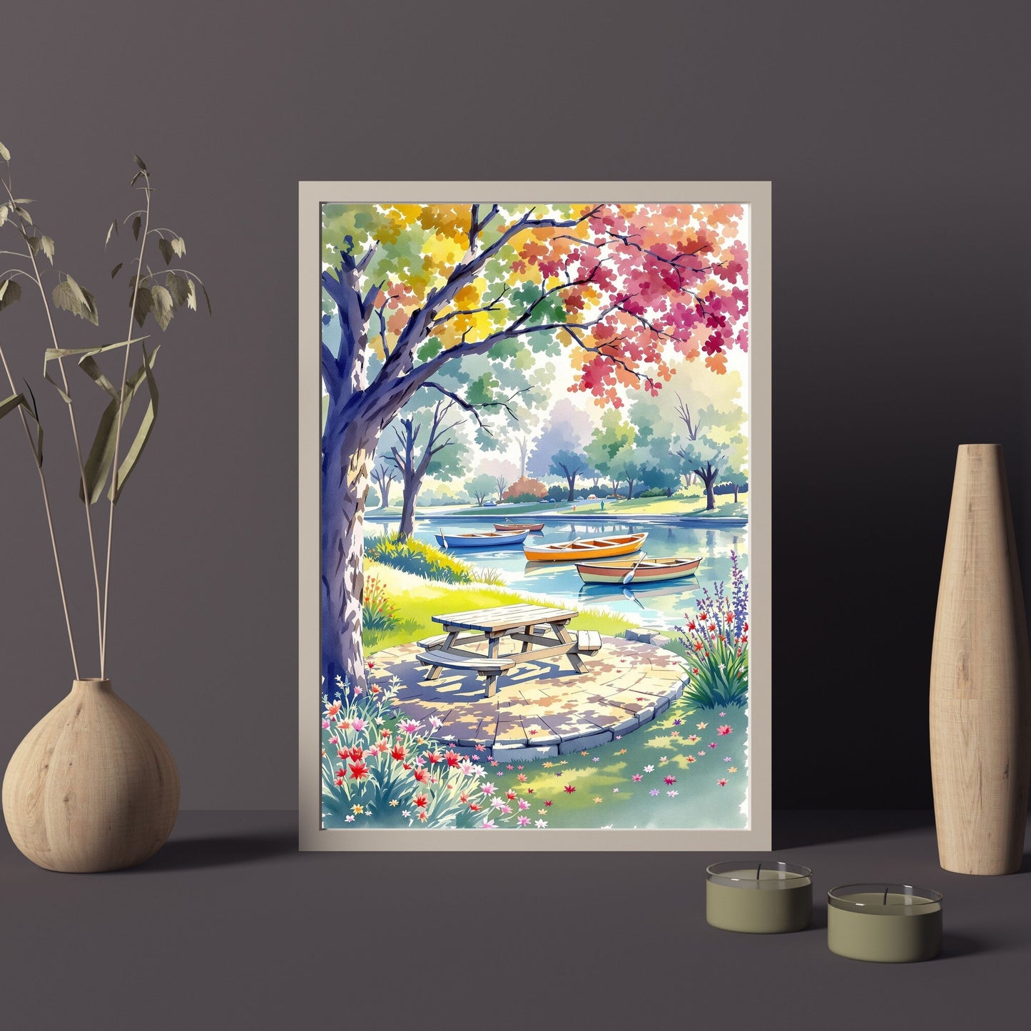 Sparkling Painting of New York Sunset