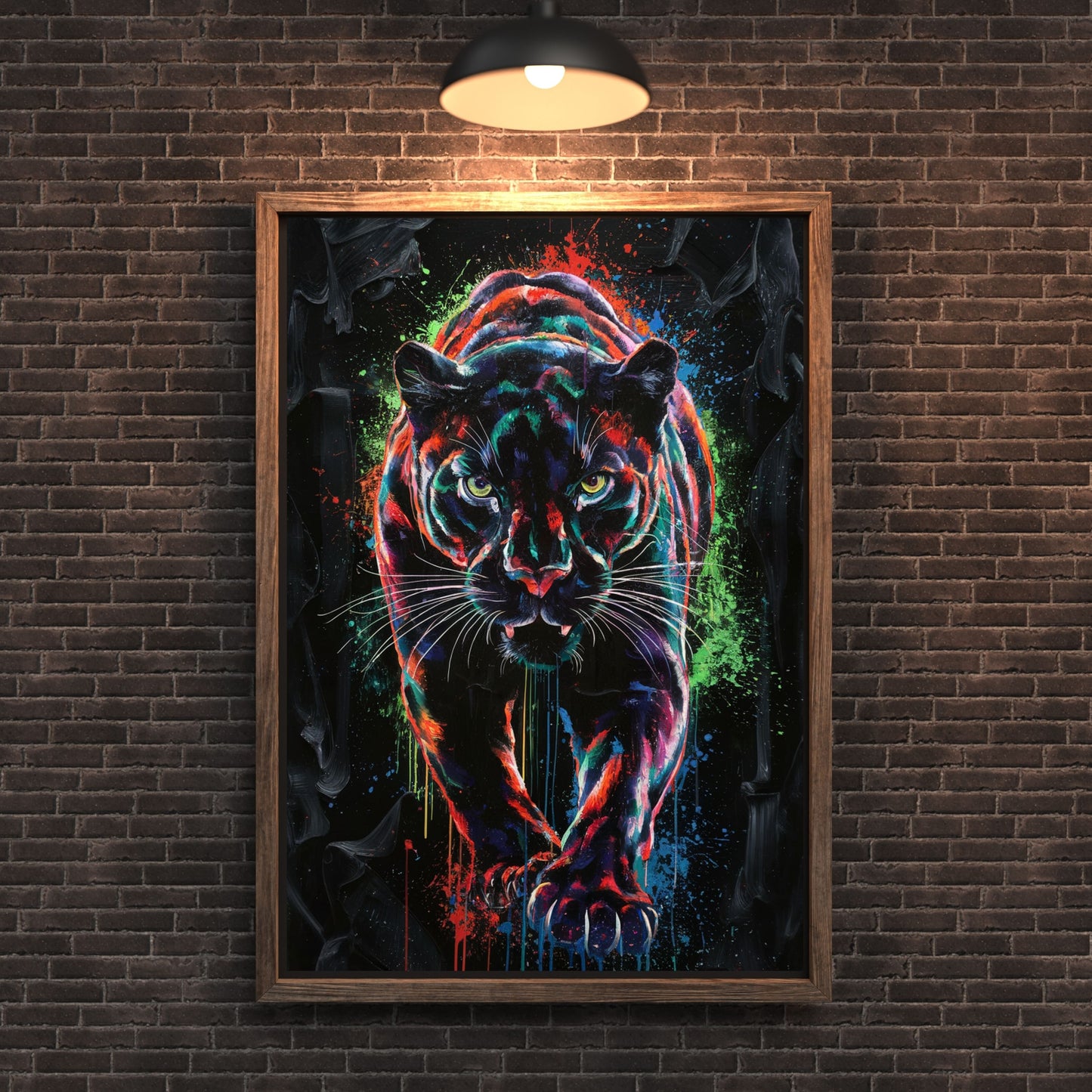 Neon Graffiti Tiger