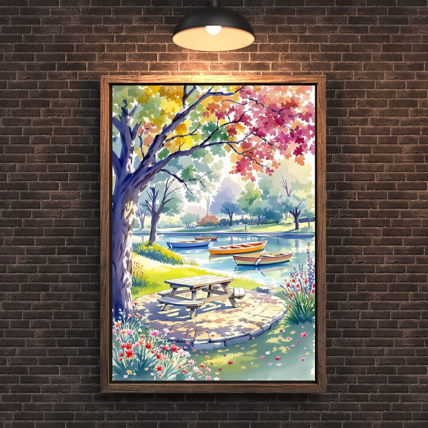 Sparkling Painting of New York Sunset