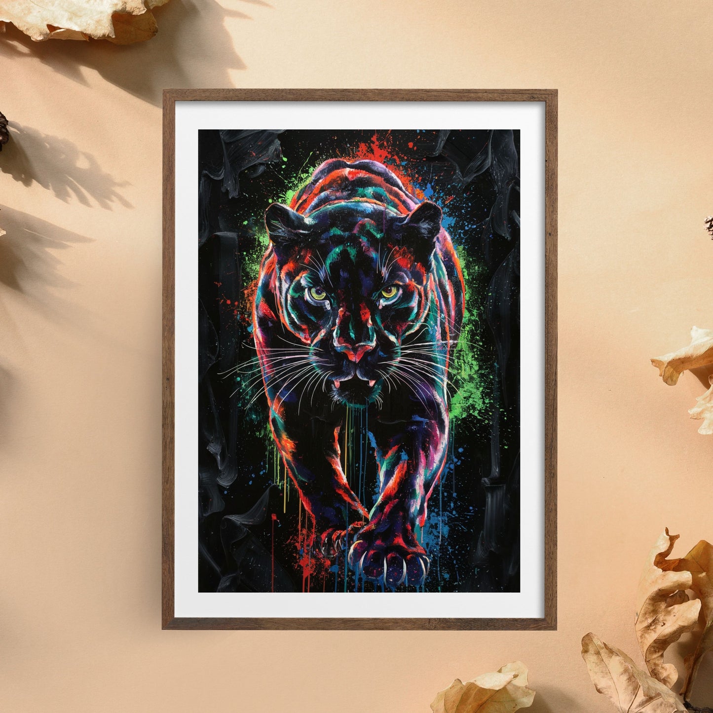 Neon Graffiti Tiger